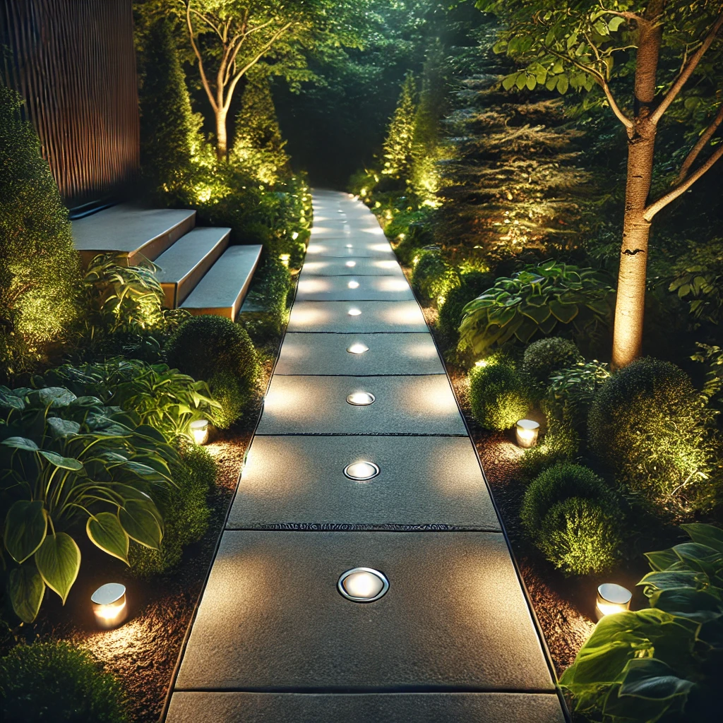 One of the solutions for home garden lighting: the selection and installation of garden path lights