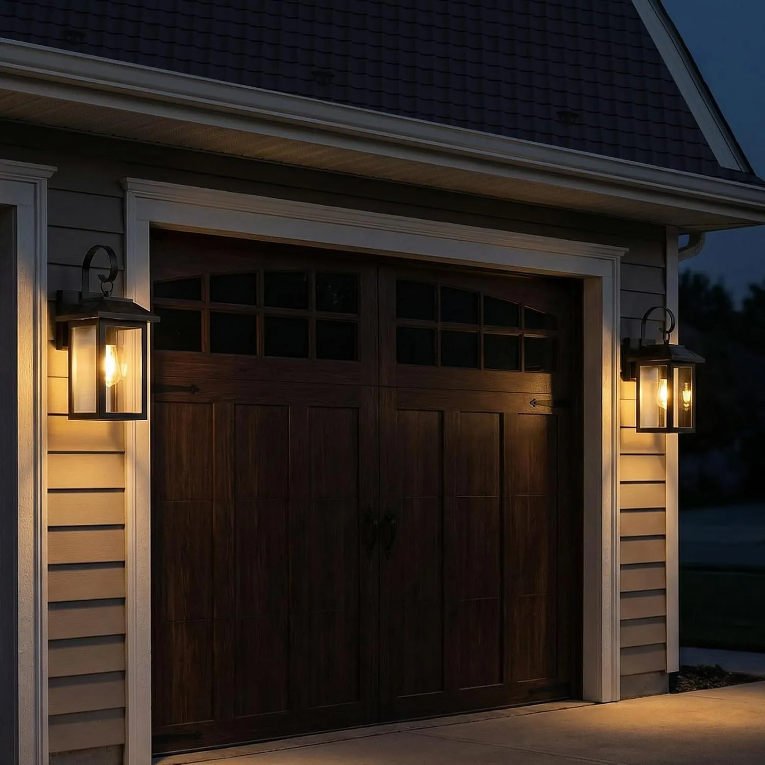 S0L-01-2P B06162PT 2 Pack Solar Outdoor Wall Lights, Dusk to Dawn Motion Sensor LED Sconce for Fence Front Door Waterproof, Exterior Porch Lamps Lanterns Wall Mount Patio Decorative, 2700K E26 Bulb Included - Image 8